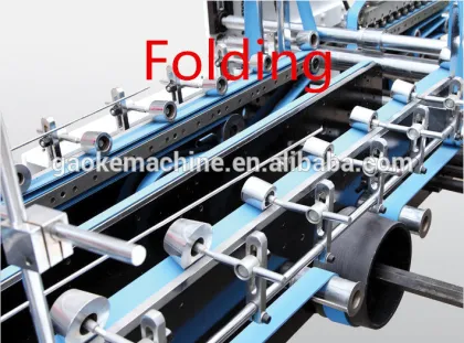 GK-780A Simple One Side Gluing Paperboard Boxes Gluing Machines