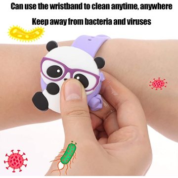 Alça Cute Panda Silicone Wrist Strap