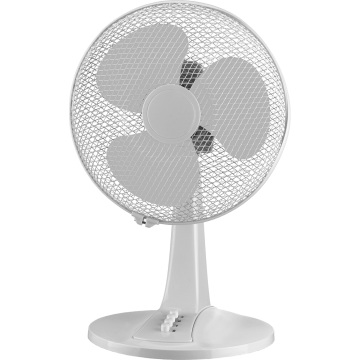 Silent cycle design 12 inch white deck fan