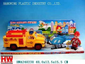 Fire rescue play set