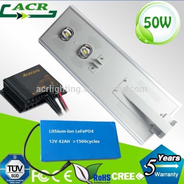 Manufacturer supply high power all in one solar led garden light