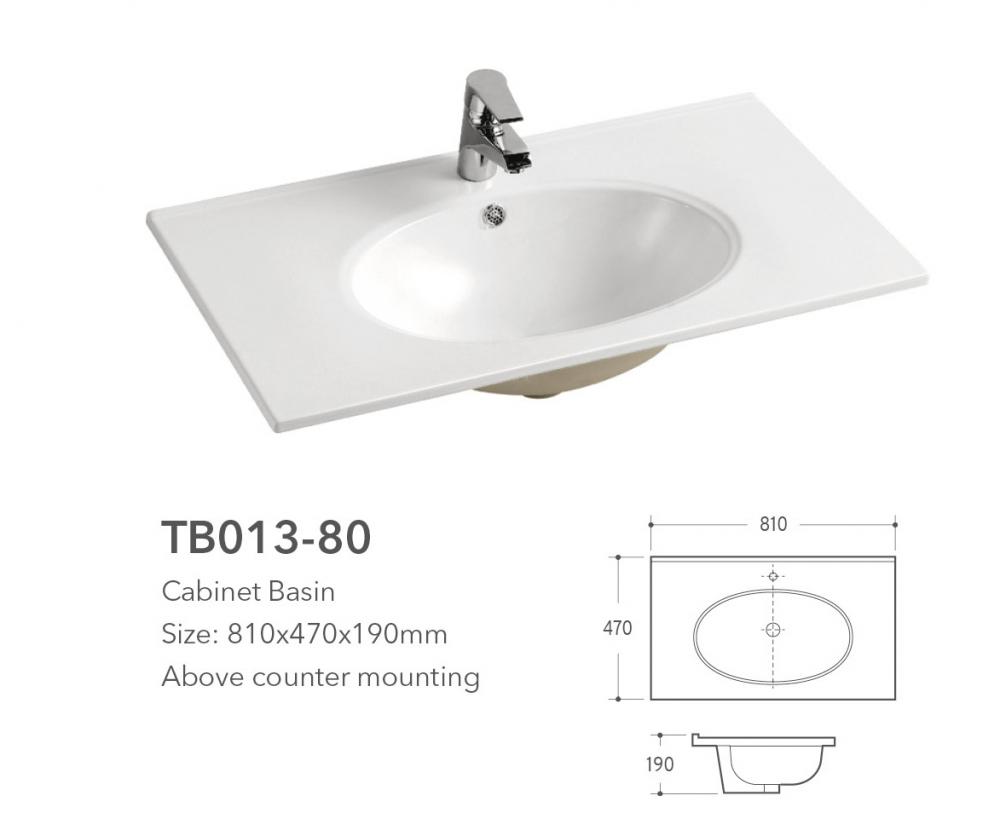 Tb013 80 Cabinet Basin