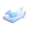 Sea lion children's inflatable sled at the ski