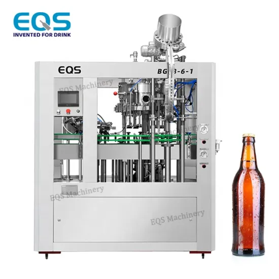 Small Scale Manual Beer Micro Brewery Bottling Line Equipment: Filling Machine for Glass Bottles
