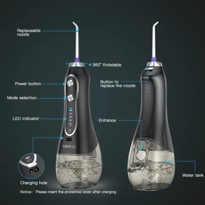 H2ofloss 2-in-1 Water Flosser & Electric Sonic Toothbrush