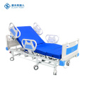 Cama médica de enfermería multifunción eléctrica giratoria