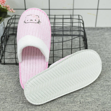 Pink Hello kitty slipper lovely woman hotel slipper