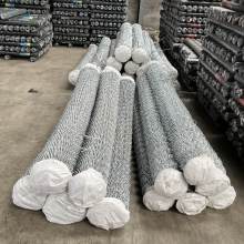 cercado de enlace de cadena electro galvanizado