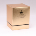 benutzerdefinierte Suare Kerze Creme Box mit Goldpapier