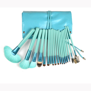 Factory Direct 18PCs Professional Cosmetics Makeup Brushes Set with Pouch - Custom Logo Available