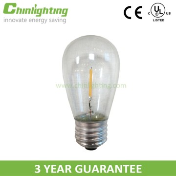 2w 4w 6w 8w glass globle led filament bulb with UL CUL