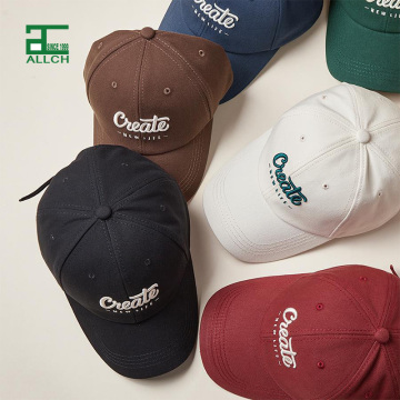 Custom 3D Embroidery Dad Hat - Six-Panel Cotton Adjustable Sports Cap