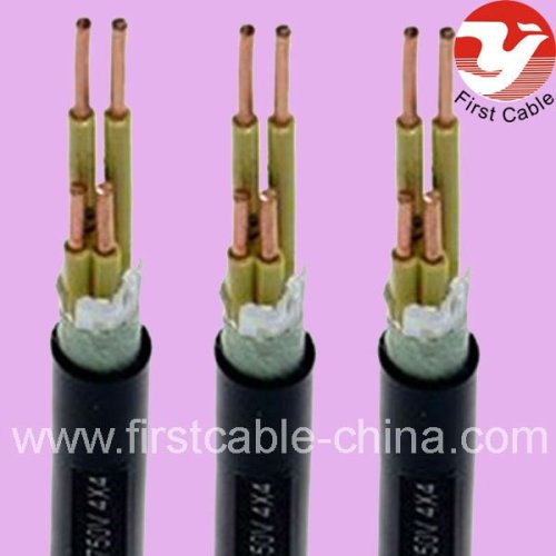 Copper Conductor XLPE Insulated Braiding Shielded PVC Sheathed Flexible Control Cable