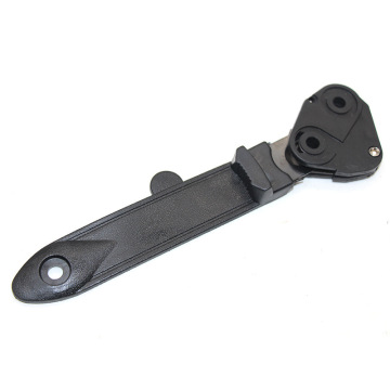 Black Tactical Belt Holster with Safety Buckle to Prevent Fall Off