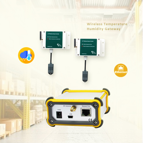 Radio Wave Wireless Temperature Humidity Sensor Industrial Wireless Temperature