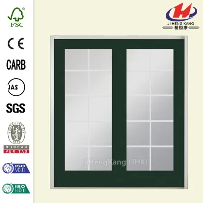 Willow Wood Inswing 10-Lite Fiberglass Patio Door