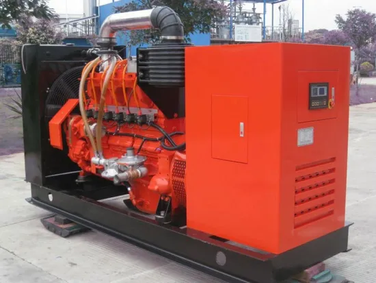 Biogas Gas Backup 500kw Generator With Brushless 4 Poles Alternator