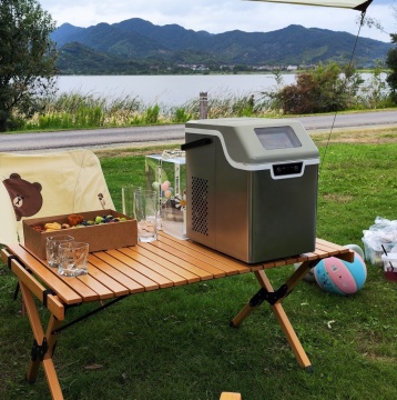 Portable 12V Small Nugget Ice Maker for Camping Cars - ETL CE UKCA Certified