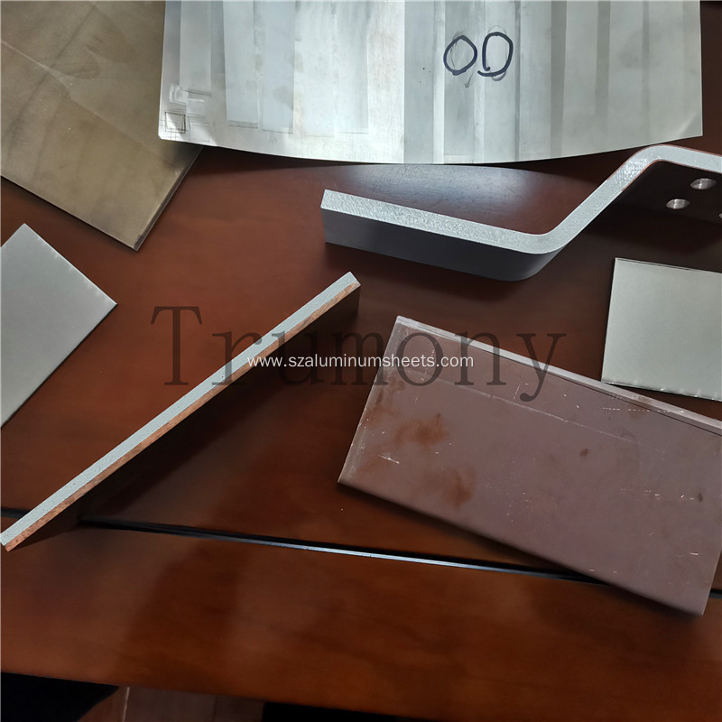 Copper clad aluminum plate for electric vehicle battery