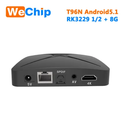 Alibaba Top Recommend android 5.1 ott tv box smart tv box t96n RK3229 media player