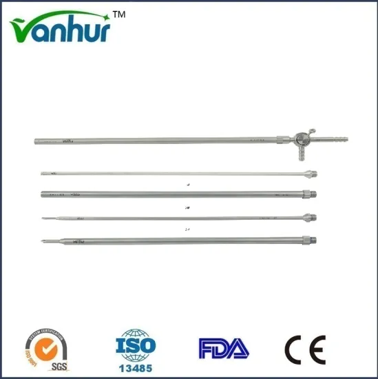 Laparoscopic Suction Irrigation Tube Set with 4 tubes