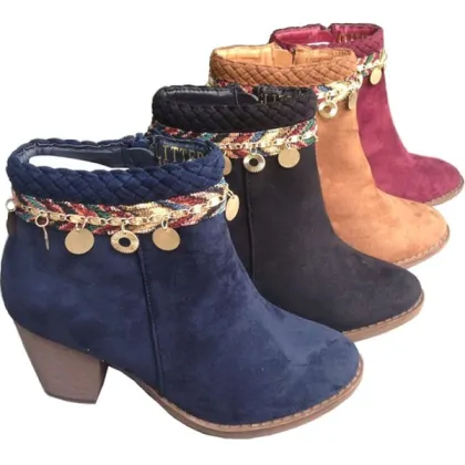 New style fashion lady boots nationality characteristic boots comfortable boots