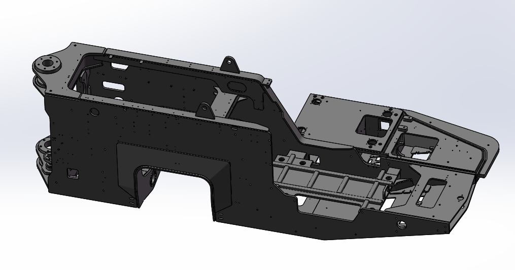 XUT545 parts front frame1