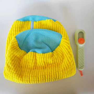 Premium Zipper Shoe Wash Bag with Pluffy Fibers for High Quality Laundry