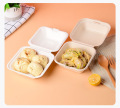 Kotak takeaway hamburger Bagasse Biodegradable Biodegradable