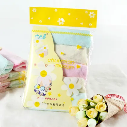 Baby face towel bamboo fiber