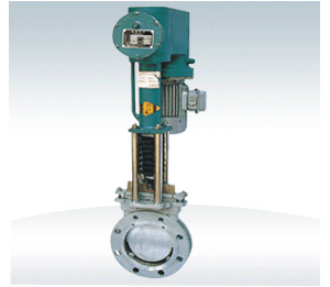 Electric hydraulic knife shaped gate valve PZ73H