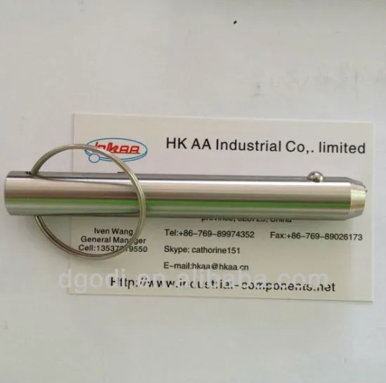 316 stainless steel ball types locking pins