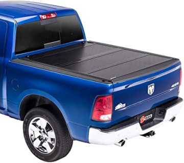 custom-fit pickup truck tonneau covers for Dodge Ram aluminum anti-oxidation rear box cover tri-fold canopy truck bed protector