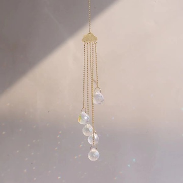 Custom Sun Catcher Crystal Wind Chimes for Home Decor