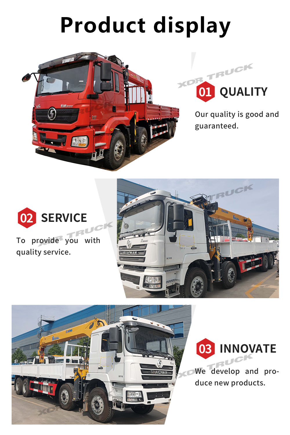 Chinese 380HP engine truck