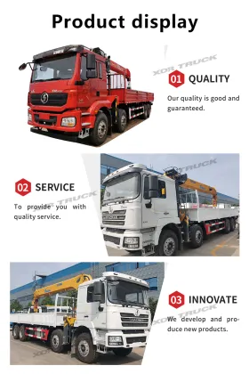 42T Shacman truck mounted 16T UNIC crane