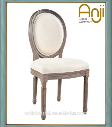 Louis style antique dining chair with fabric for furniture