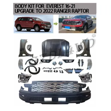 GZDL4WD Complete Upgrade Bumper Body Kit for Everest 2016-2021 and 2022 Ranger Raptor Facelift Kit