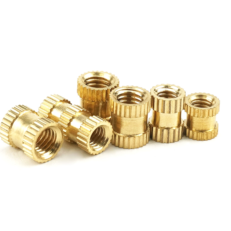 High Precision Brass Hex Nuts Threaded Inserts Zinc Plated and Passivated for Mining and Water Treatment Rivet Nut Type