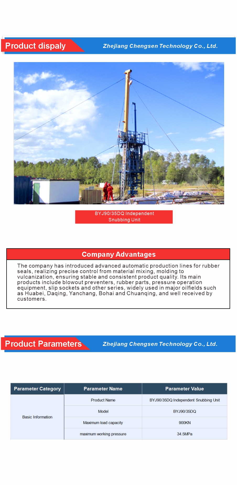 Standalone High Pressure Snubbing Unit