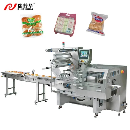 Ruipuhua Automatic Frozen Burger Bun Donut Packing Machine
