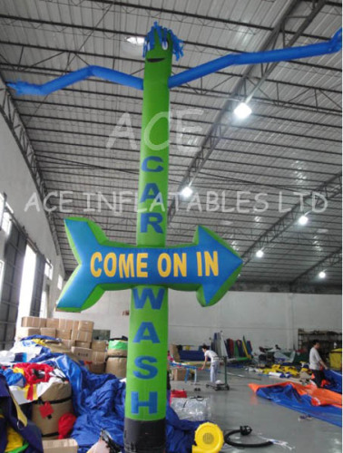 Car Wash Inflatable Air Dancer with customized size for sale