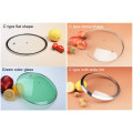 High dome 36cm tempered glass lid for pots