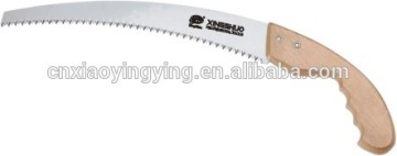 wooden hand garden pruning saw