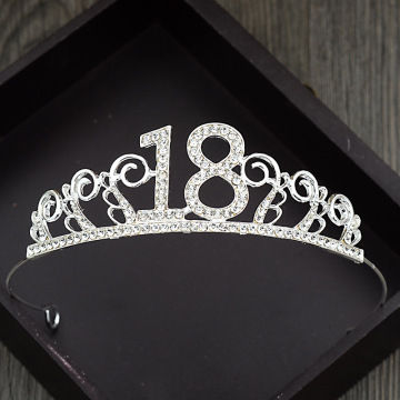 Birthday 18 crystal tiara