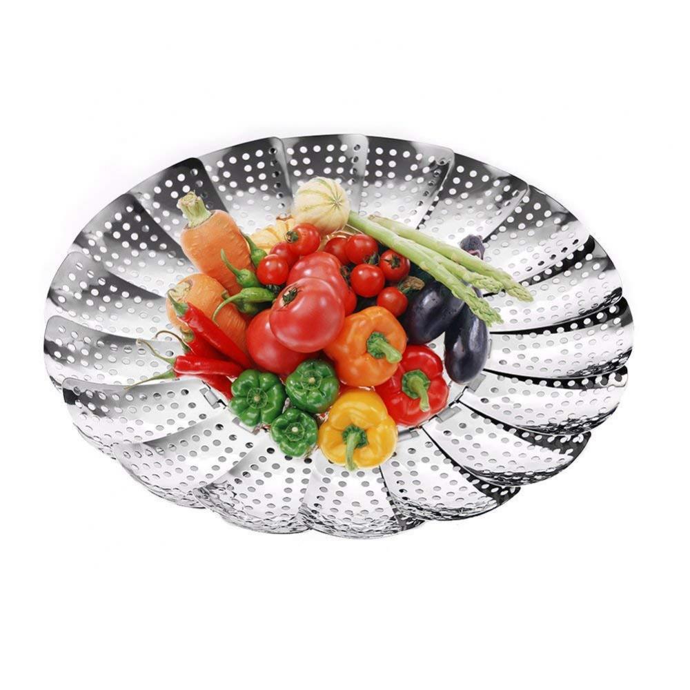 Stainless Steel Adjustable Vegetable Steamer Basket