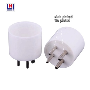 4Pin Zinc Plated Tin Plated Tube Automotive Parts Lamp with High Quality Ceramic Base Socket