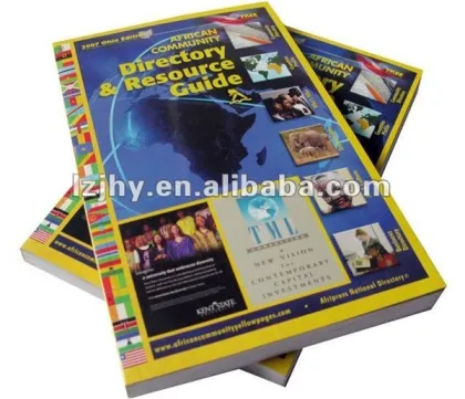 cheap top quality 2016 custom yellow page book printing in china