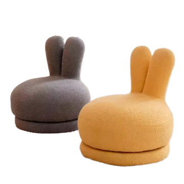 Cute Cartoon Children's Lambswool Rabbit Sofa Chair