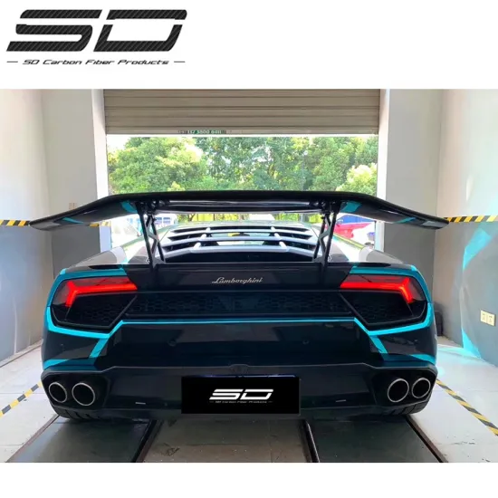 DMC Style Dry Carbon Fiber Rear Wing Spoiler for Lamborghini Huracan LP 580/610